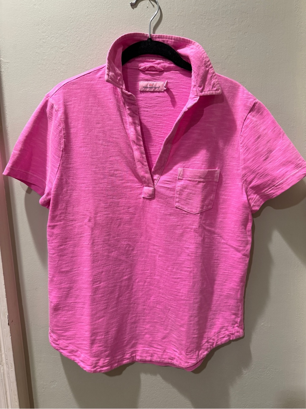 Vineyard Vines Women’s Surf Polo Top in Neon Confetti